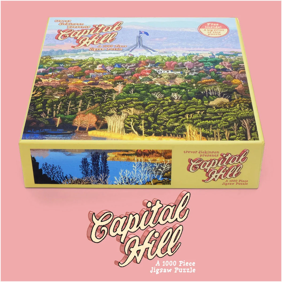 Jigsaw Puzzle Capital Hill 1000pc - Trevor Dickinson