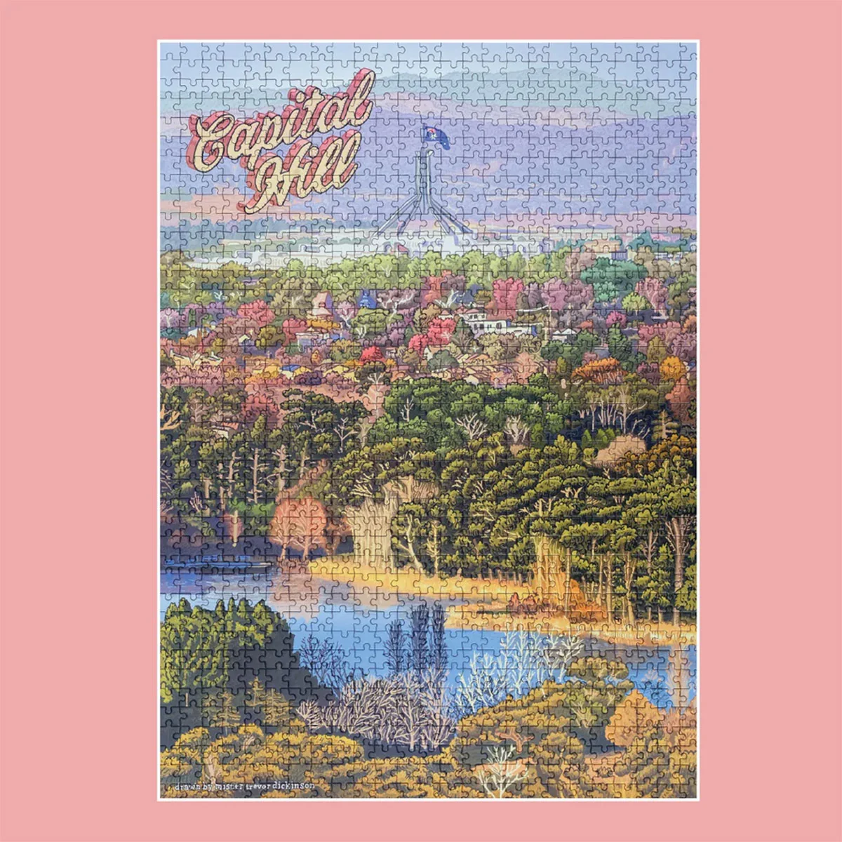 Jigsaw Puzzle Capital Hill 1000pc - Trevor Dickinson - Image 2
