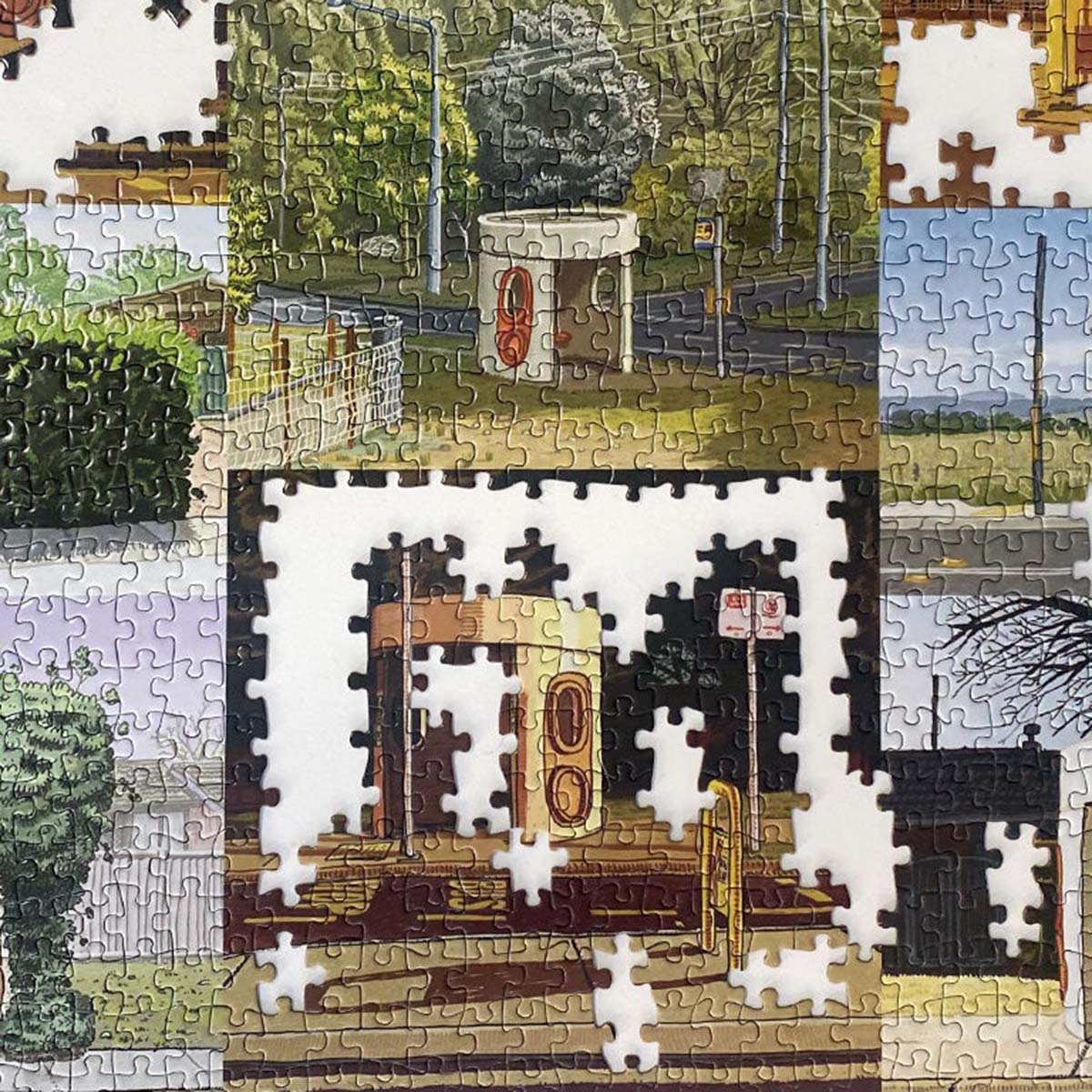 Jigsaw Puzzle The Second Ever Beautiful Bus Shelters of Canberra 1000pc - Trevor Dickinson - Image 4