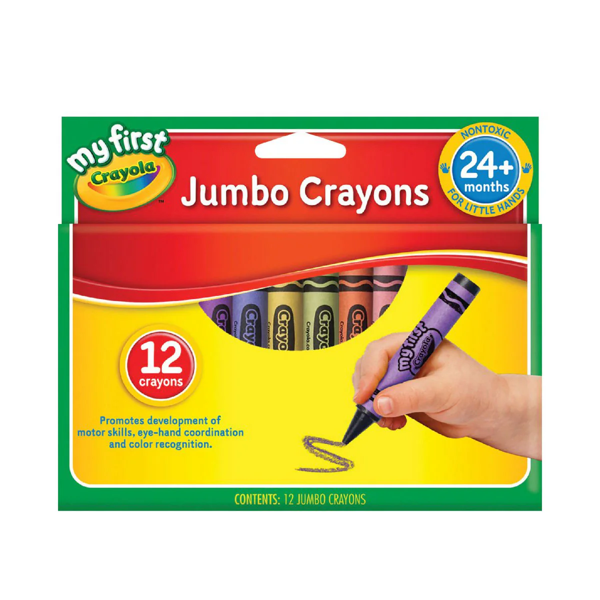 Jumbo Crayons 12 Pack - Crayola