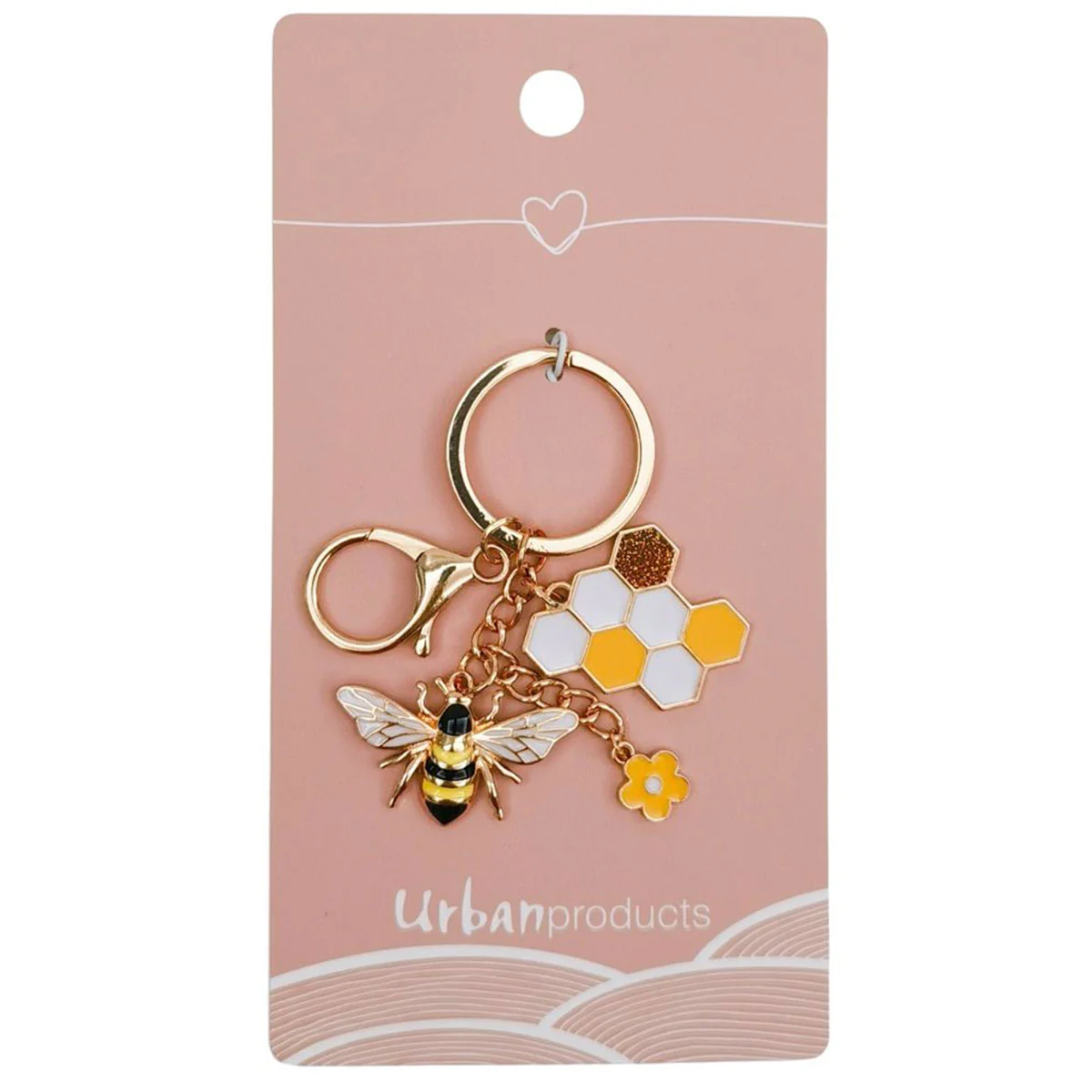 Keyring Bee Yellow - Urban Products
