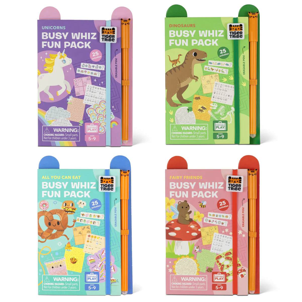 Kids Fun Pack Busy Whiz Assorted - Tiger Tribe