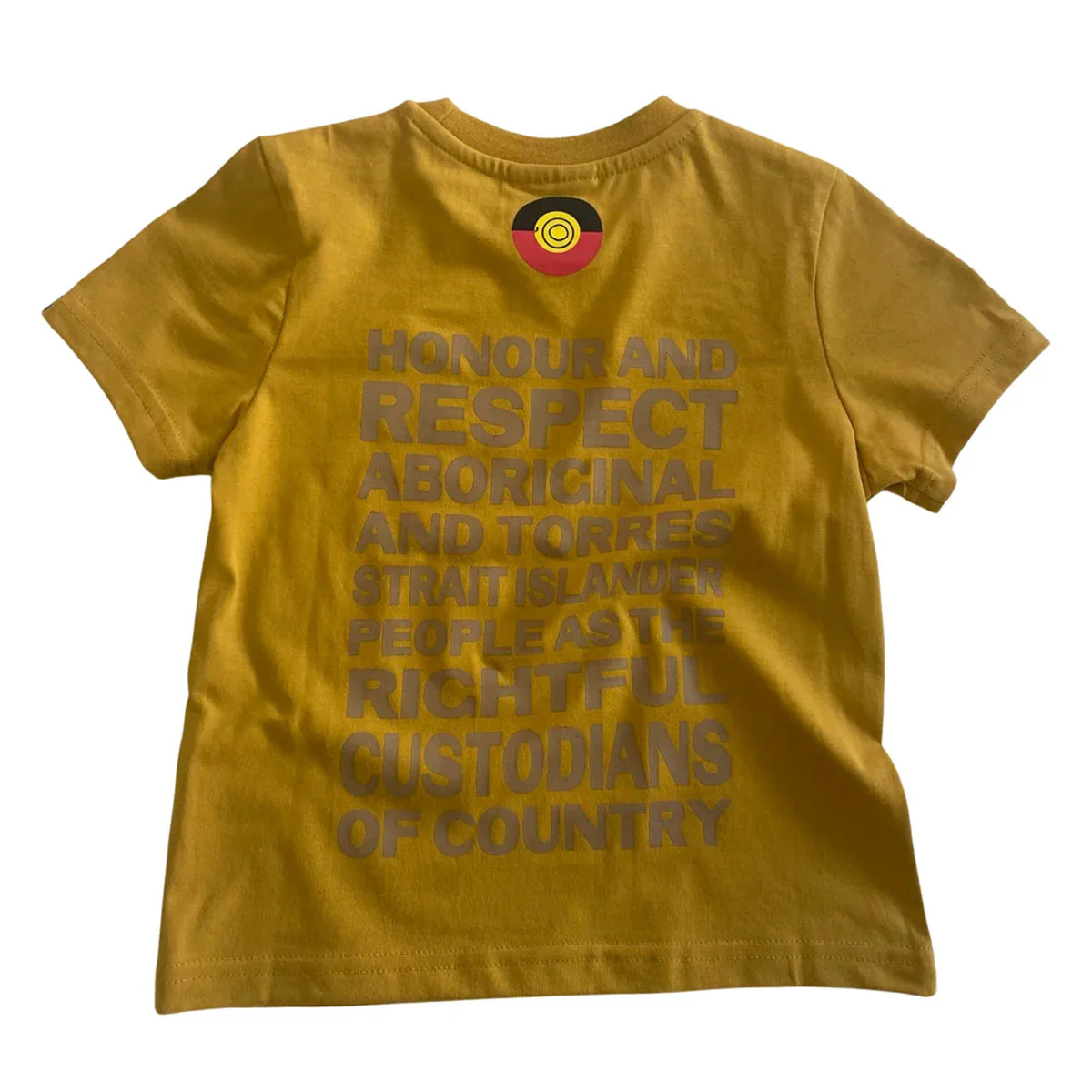 Kids Mustard Honour Country Tee - Clothing the Gaps - Image 2