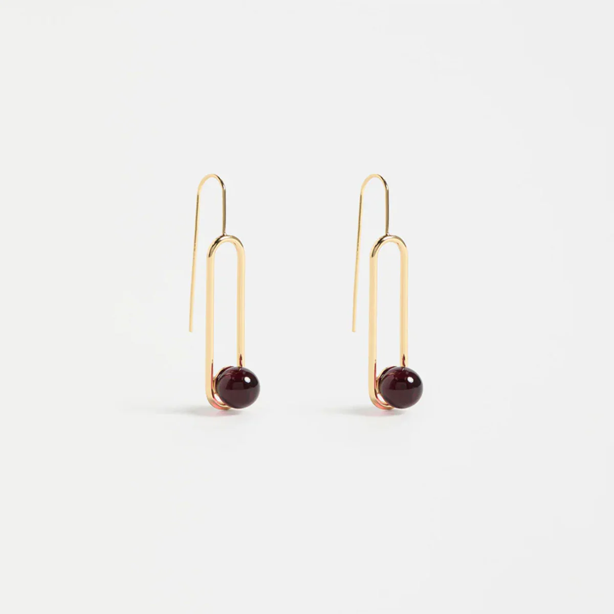Laspar Hook Earring Merlot - Elk Accessories