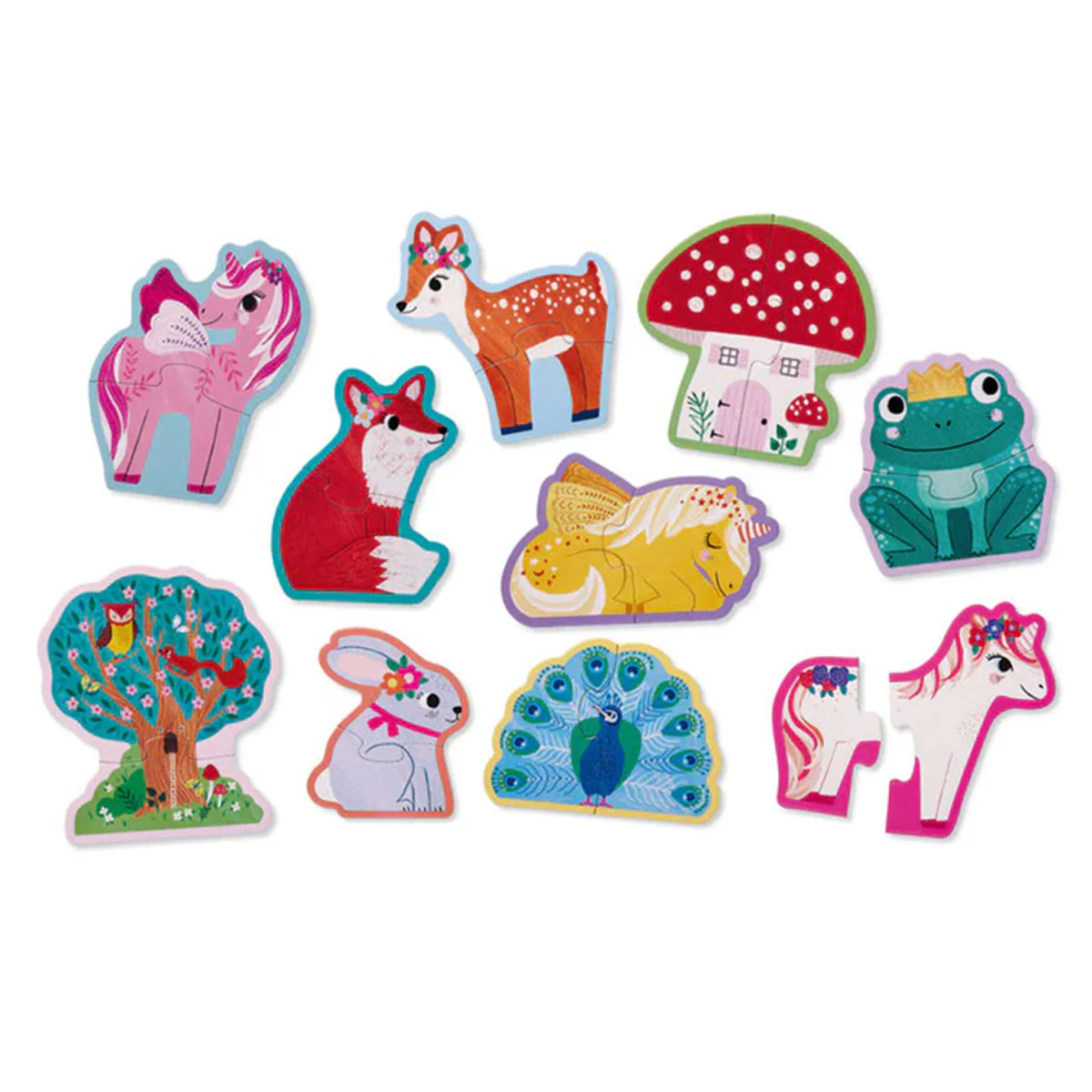 Lets Begin 2pc Puzzle Unicorn - Tiger Tribe - Image 2