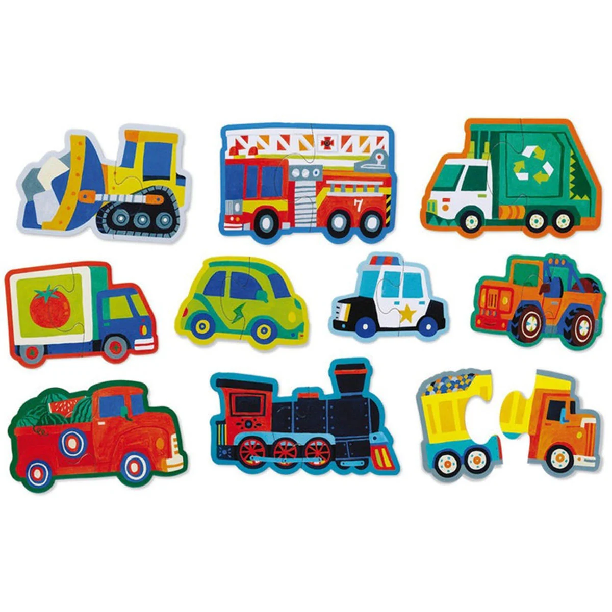 Lets Begin 2pc Puzzle Vehicles - Tiger Tribe - Image 2
