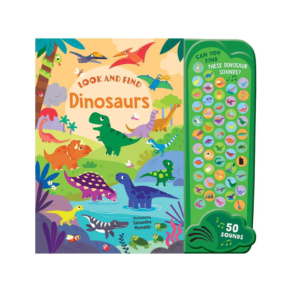 Look and Find Dinosaurs Sound Book - Lake Press
