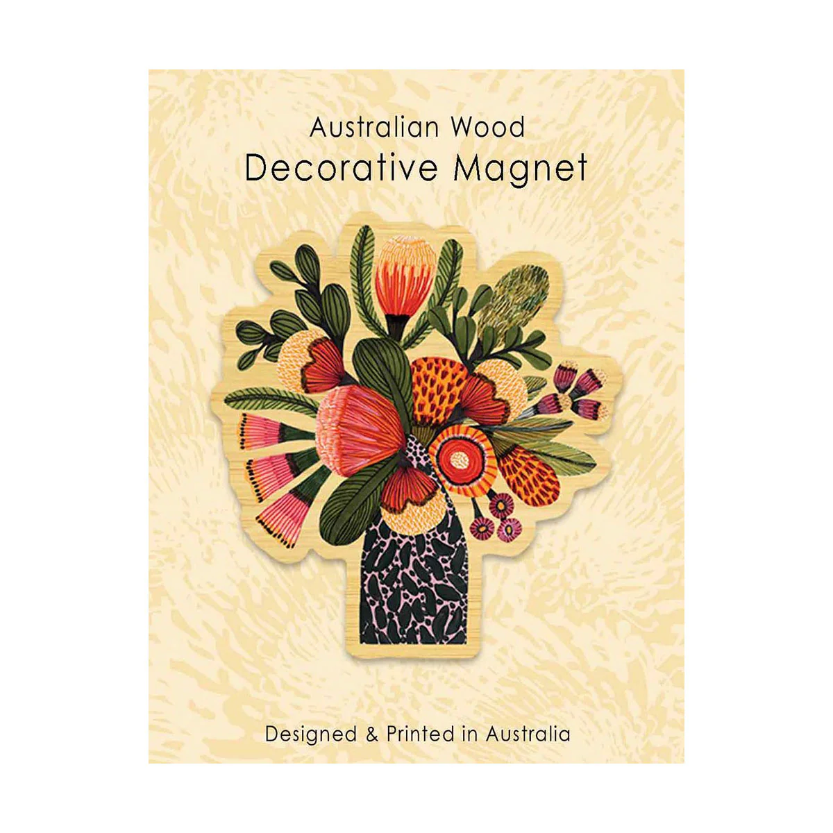 Magnet KK Aussie Natives Wooden - Aero Images