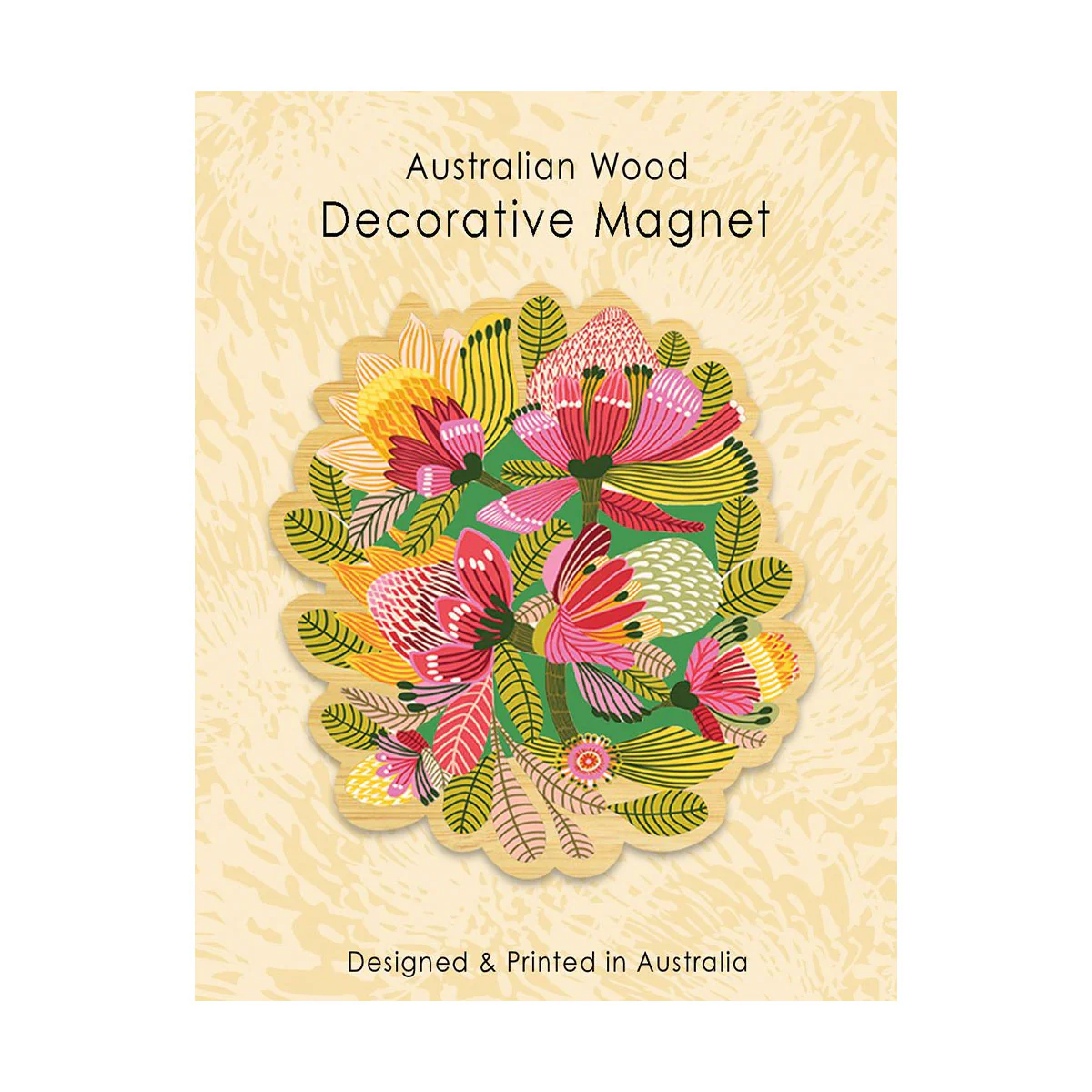 Magnet KK Wild Proteas Wooden - Aero Images