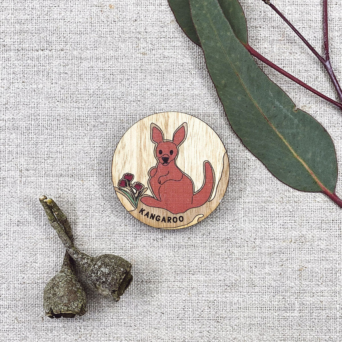 Magnet Wildlife Kangaroo - Buttonworks
