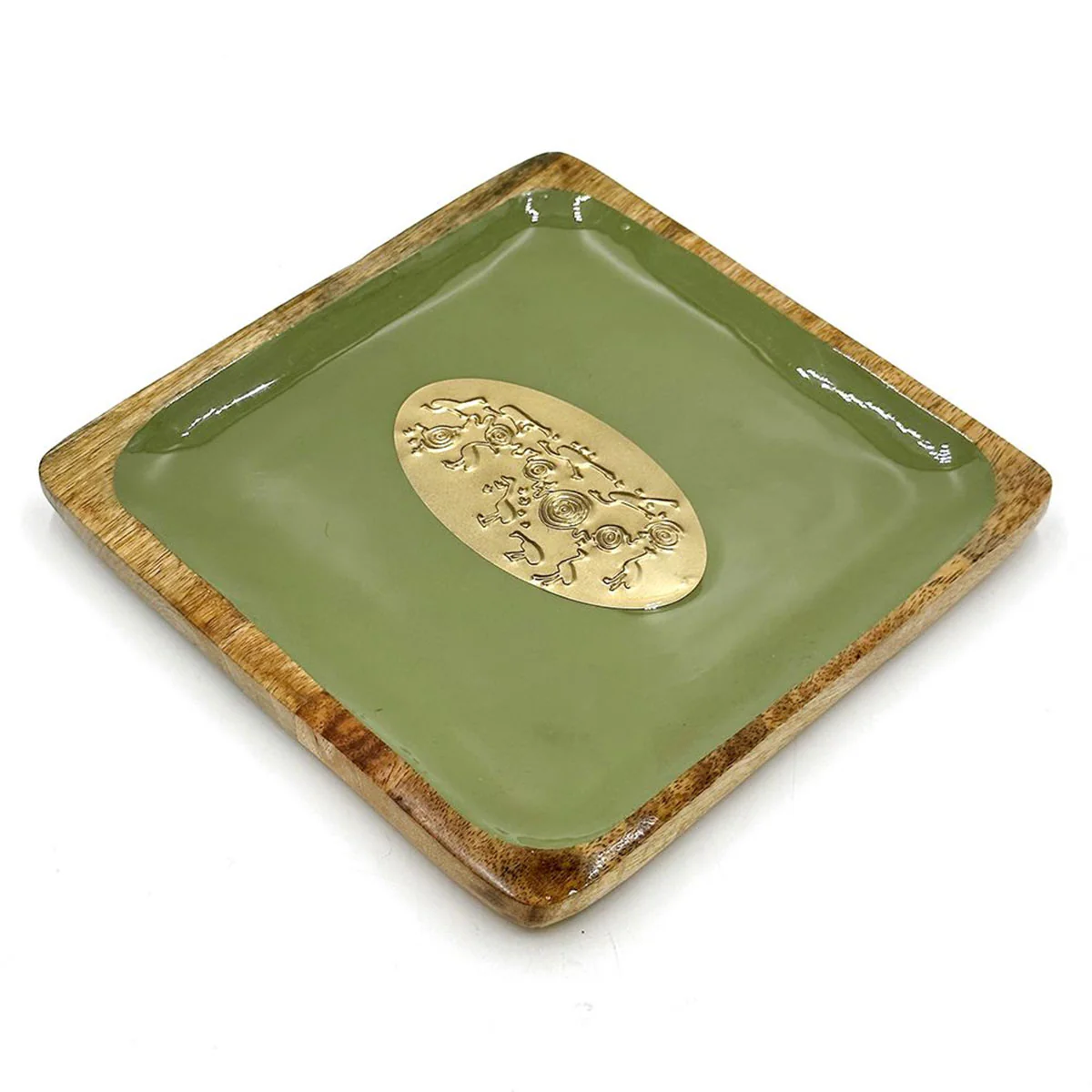 Medallion Square Plate Cedric Varcoe BCVA728MSP - Better World Arts