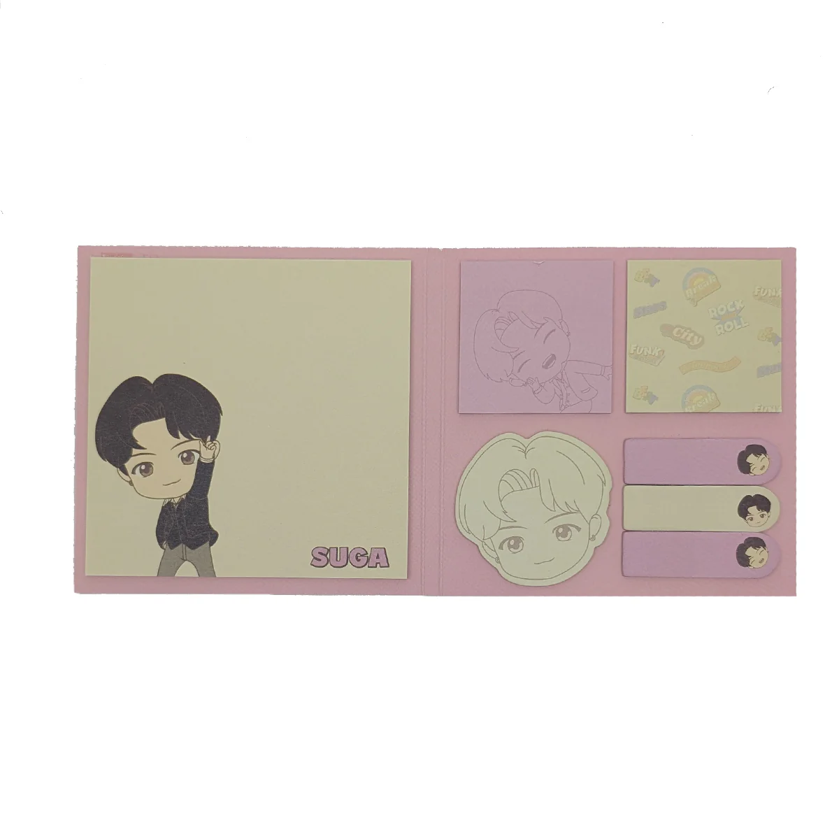 Memo Pad Set Suga BTS - Alpha - Image 2