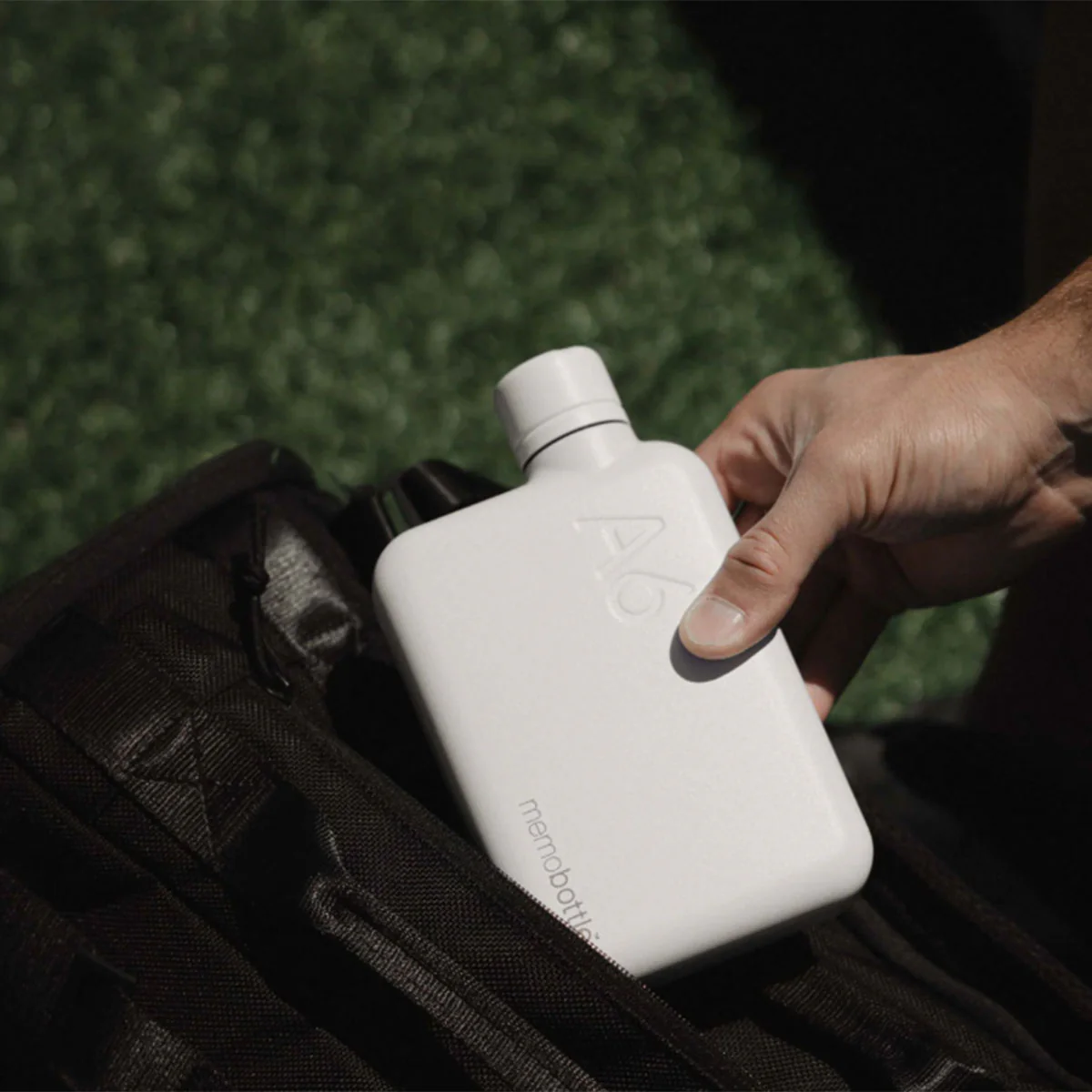 Memobottle A6 Stainless Steel White - Telegram - Image 2