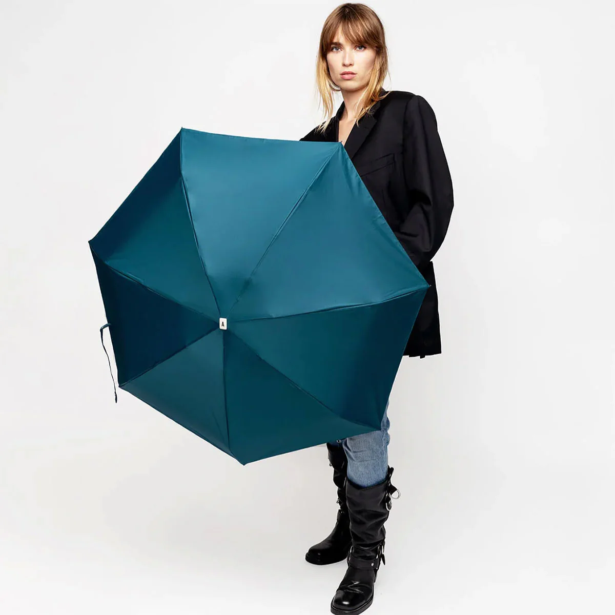 Micro Umbrella Octave Mineral Blue - French Bazaar - Image 3