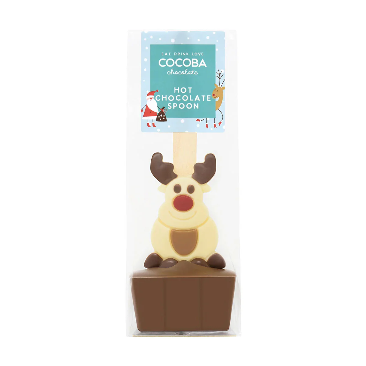 Milk Chocolate Spoon Reindeer 50g - Gourmet Brands