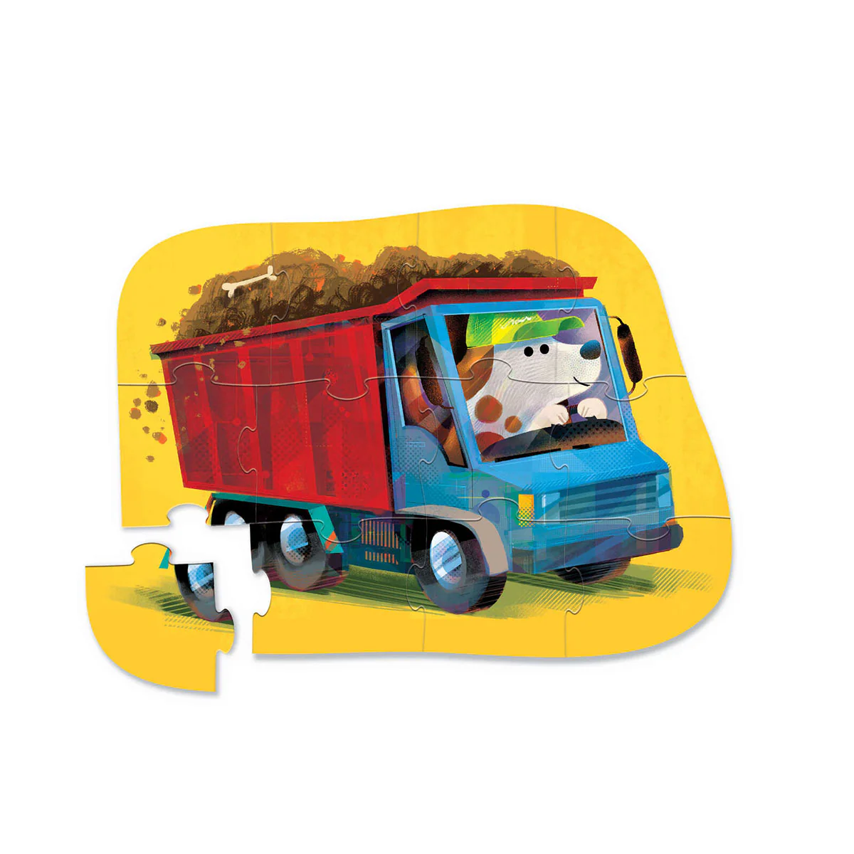 Mini Puzzle Go Big Dog 12pc - Tiger Tribe - Image 2