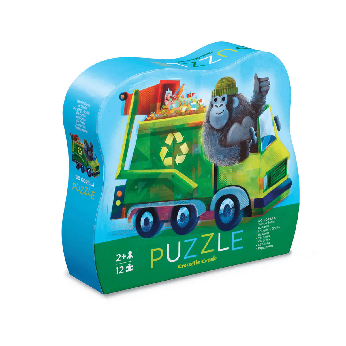 Mini Puzzle Go Gorilla 12pc - Tiger Tribe