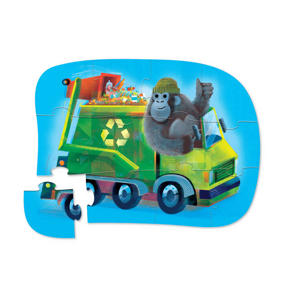 Mini Puzzle Go Gorilla 12pc - Tiger Tribe - Image 2