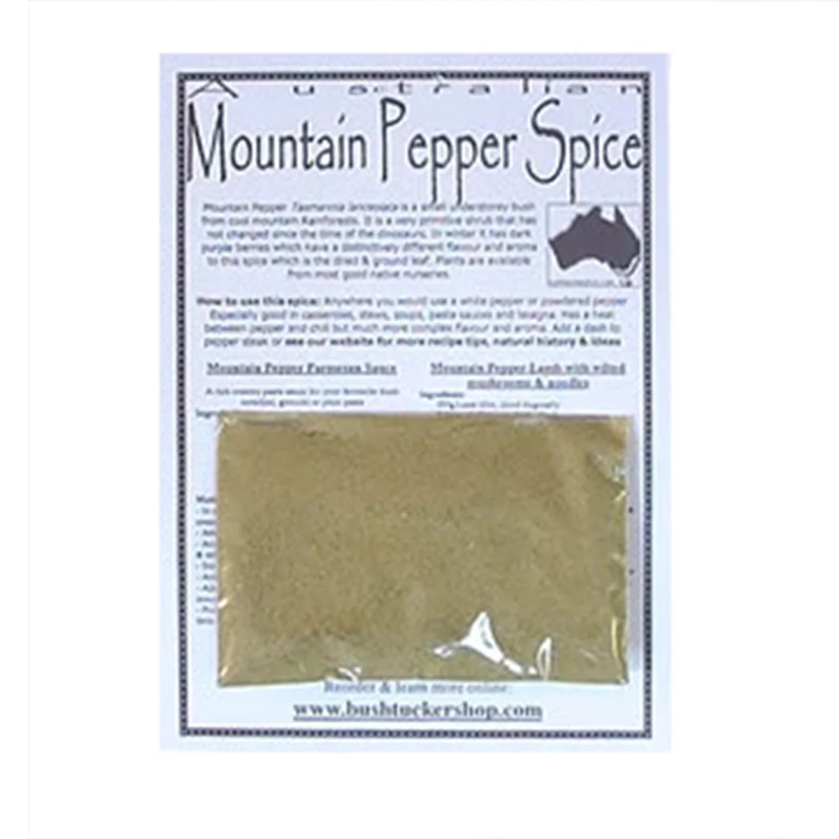 Mountain Pepper Spice Card - Wild Hibiscus