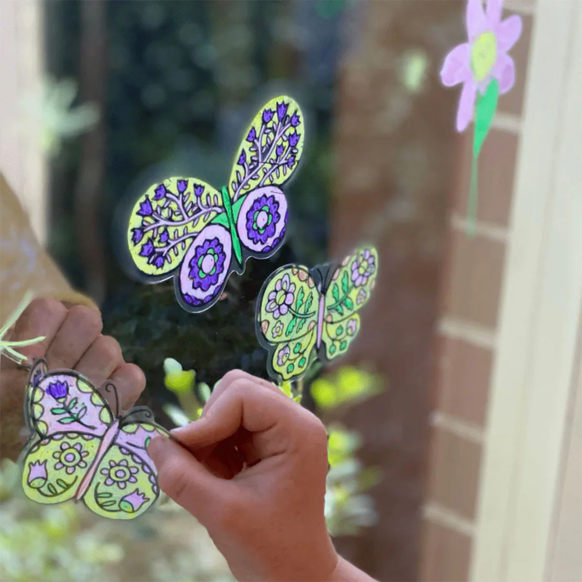 Movable Window Art Butterflies - Tiger Tribe - Image 2