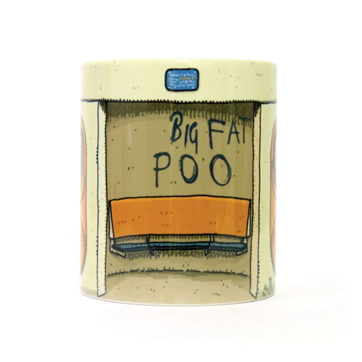 Mug Bus Shelter Big Fat Poo - Trevor Dickinson - Image 3