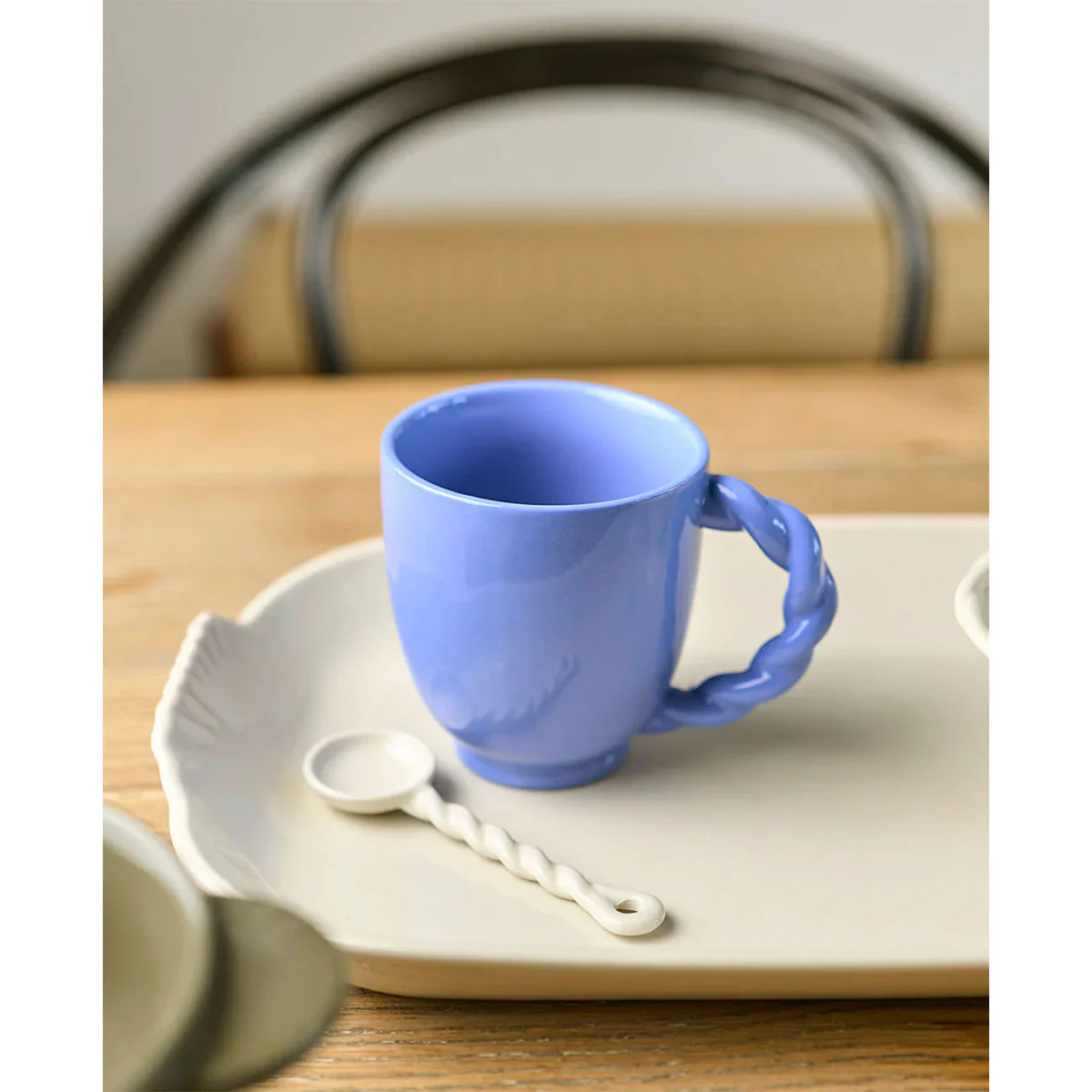 Mug Cable Handled Vintage Table Cobalt - Robert Gordon - Image 2