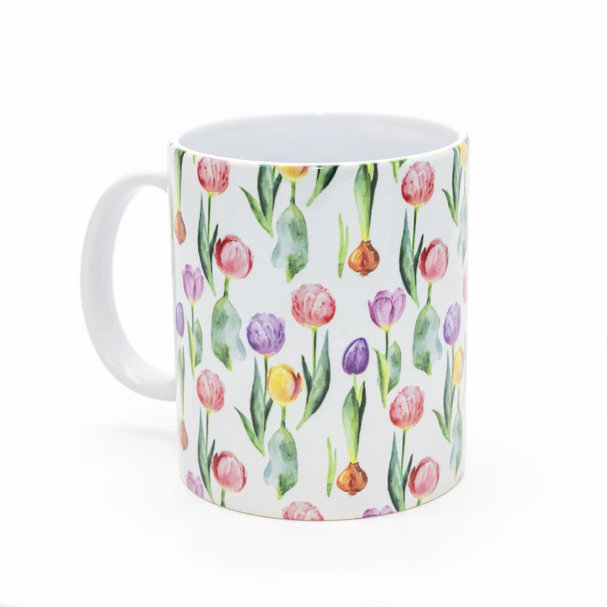 Mug Floriade Watercolour Tulip Pattern - Branded Press