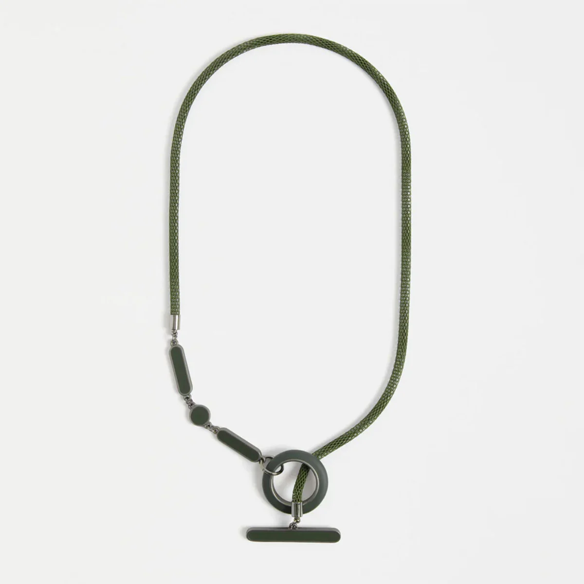 Necklace Emal Dark Olive - Elk Accessories