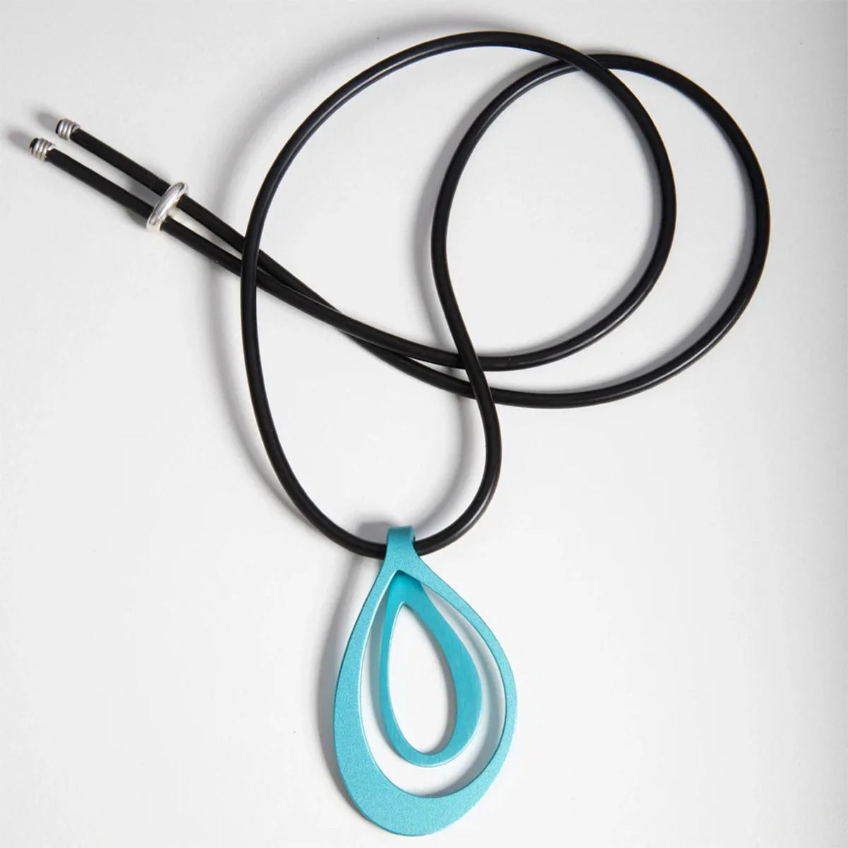 Neckpiece Oval Aqua - FINK