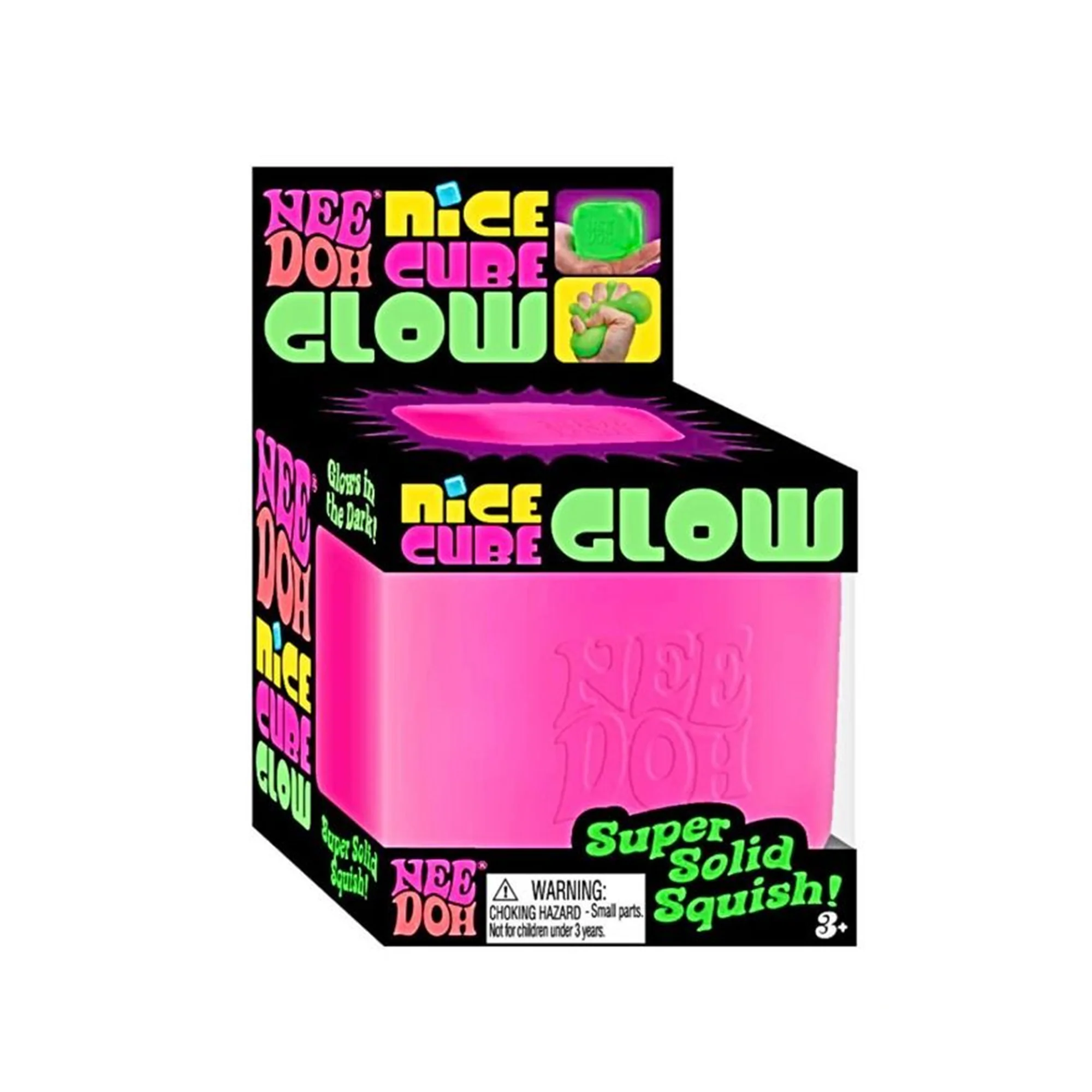 Nee Doh Glow Nice Cube - William Valentine