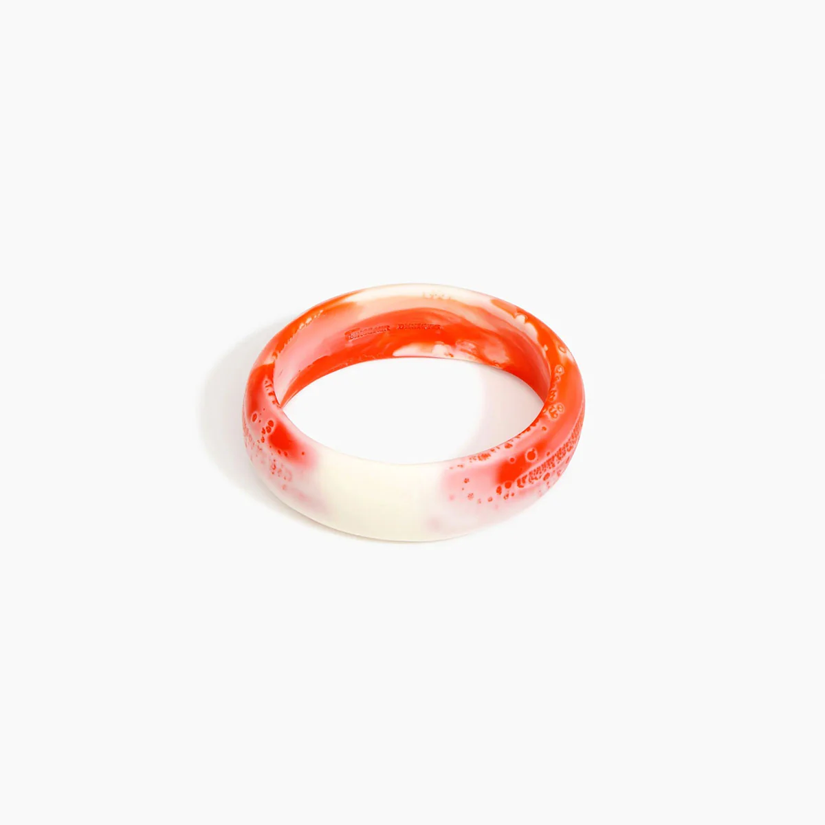 Oval Bangle Medium Strawberry Narrow Fit - Dinosaur Designs