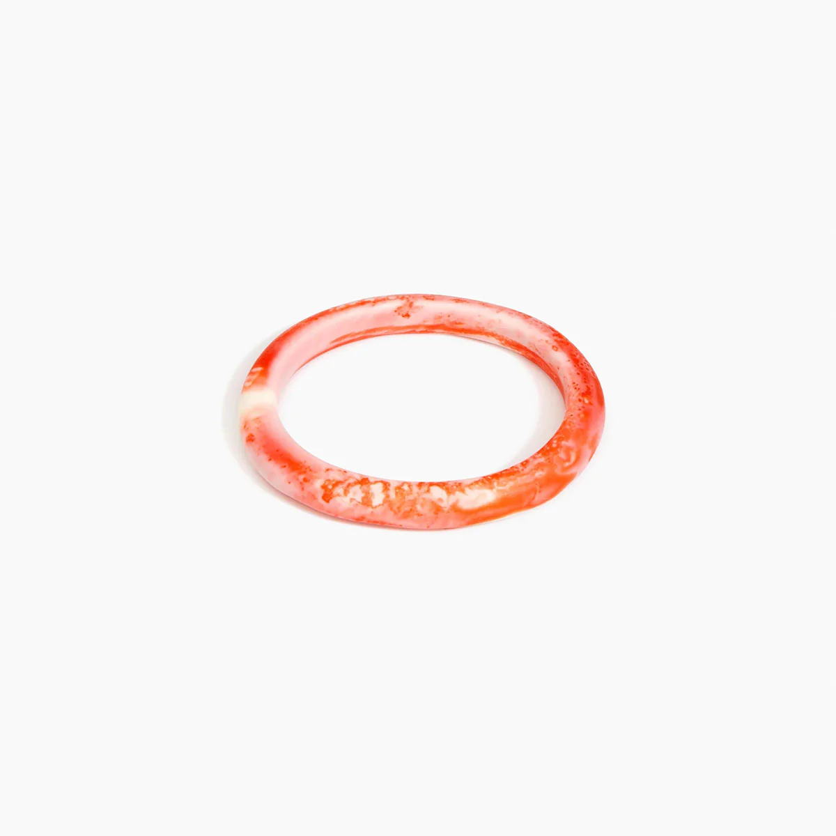 Oval Bangle Small Strawberry Narrow Fit - Dinosaur Designs