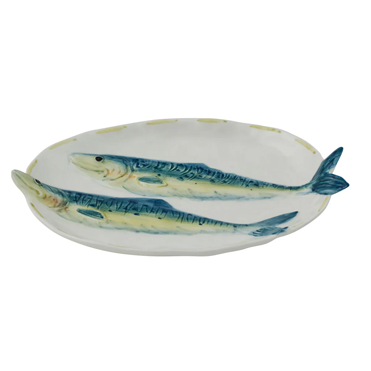 Oval Plate Ceramic Azur 21x13x3cm - Coast to Coast