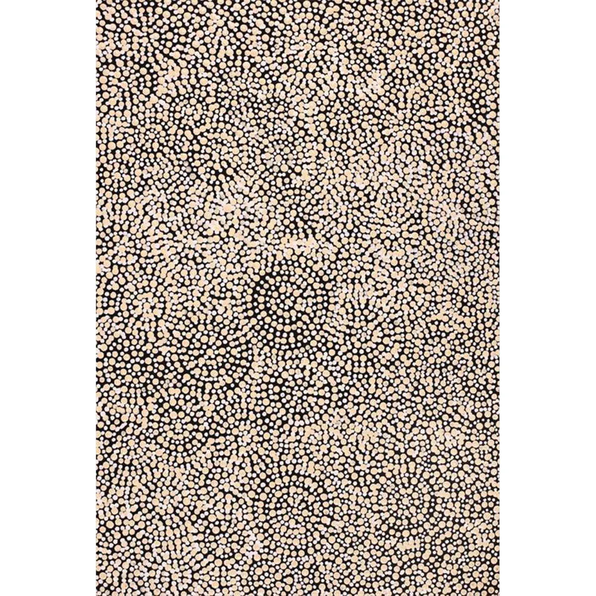 Painting 46x30cm Patricia Nakamarra Oldfield Warna Jukurrpa (Snake Dreaming) - Warlukurlangu