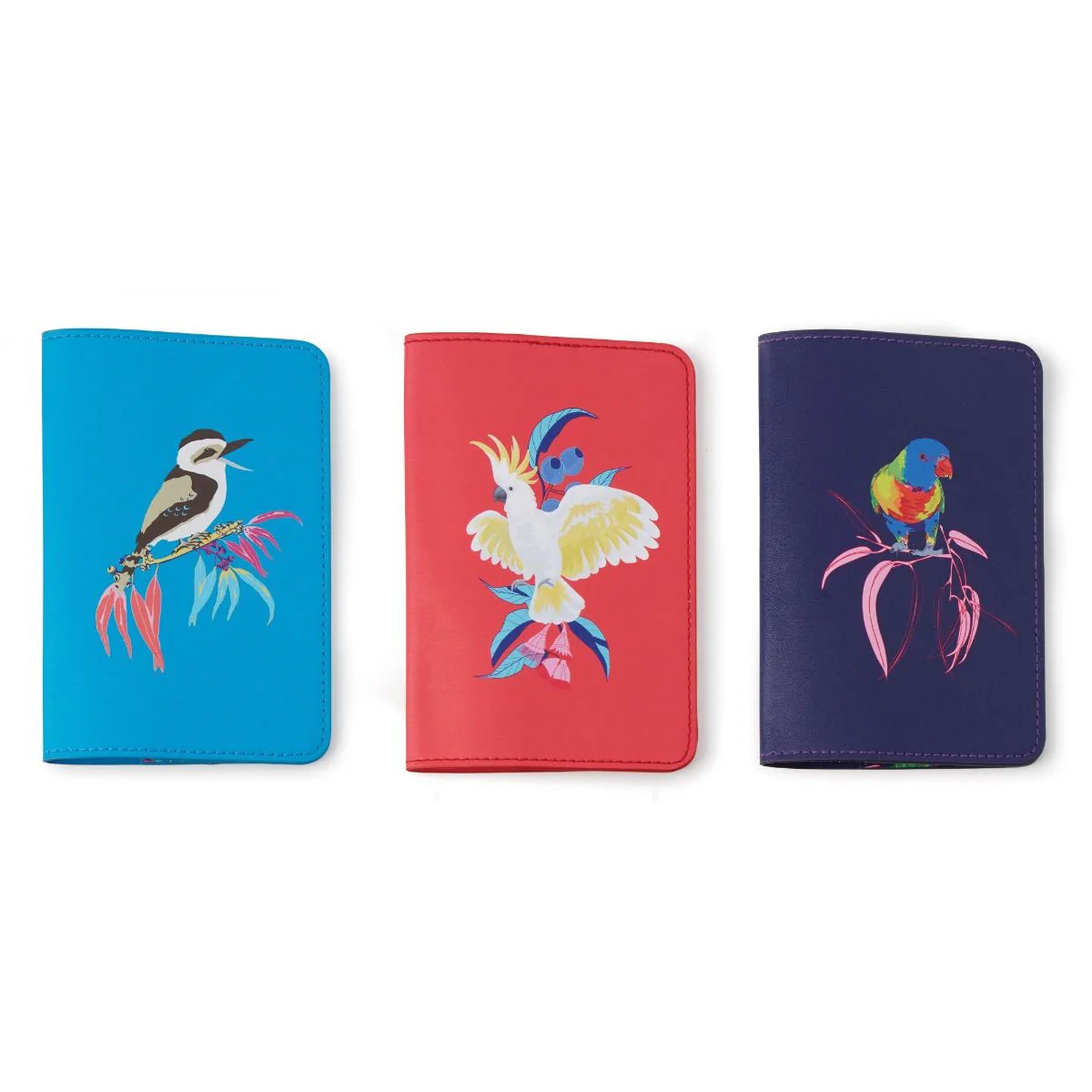 Passport Wallet Birds - Isalbi