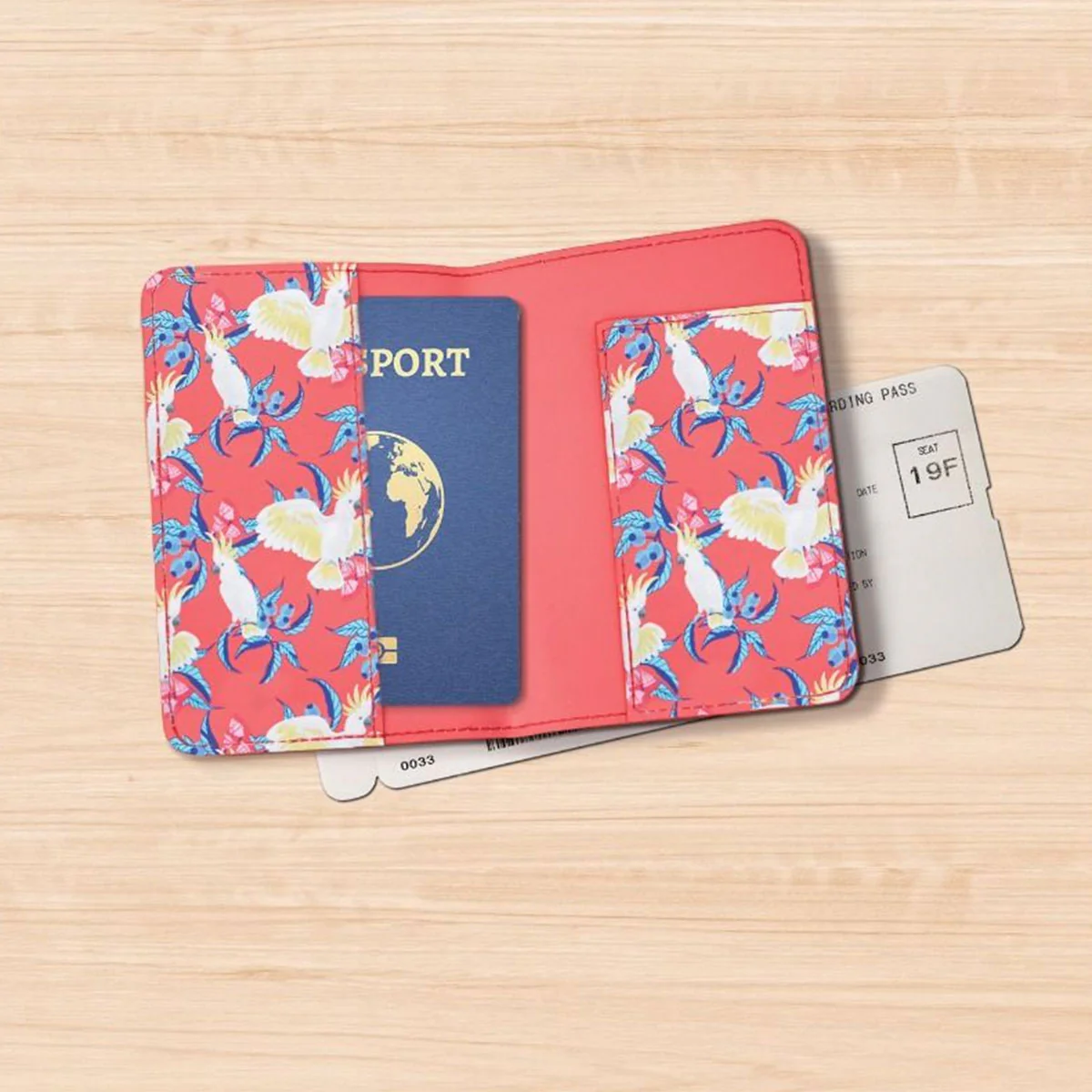 Passport Wallet Birds - Isalbi - Image 2