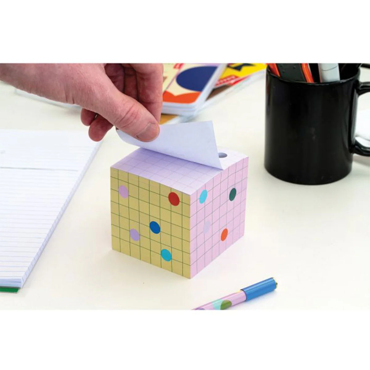 Pen Holder Sticky Note Block Inkerie - Isalbi - Image 3