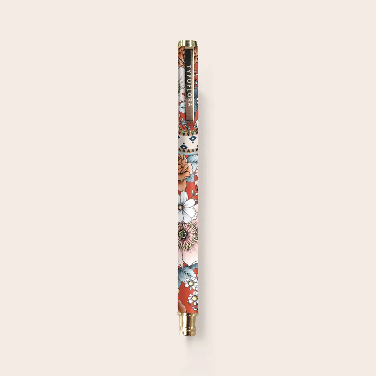 Pen Rollerball Bouquet in Rust - Typoflora