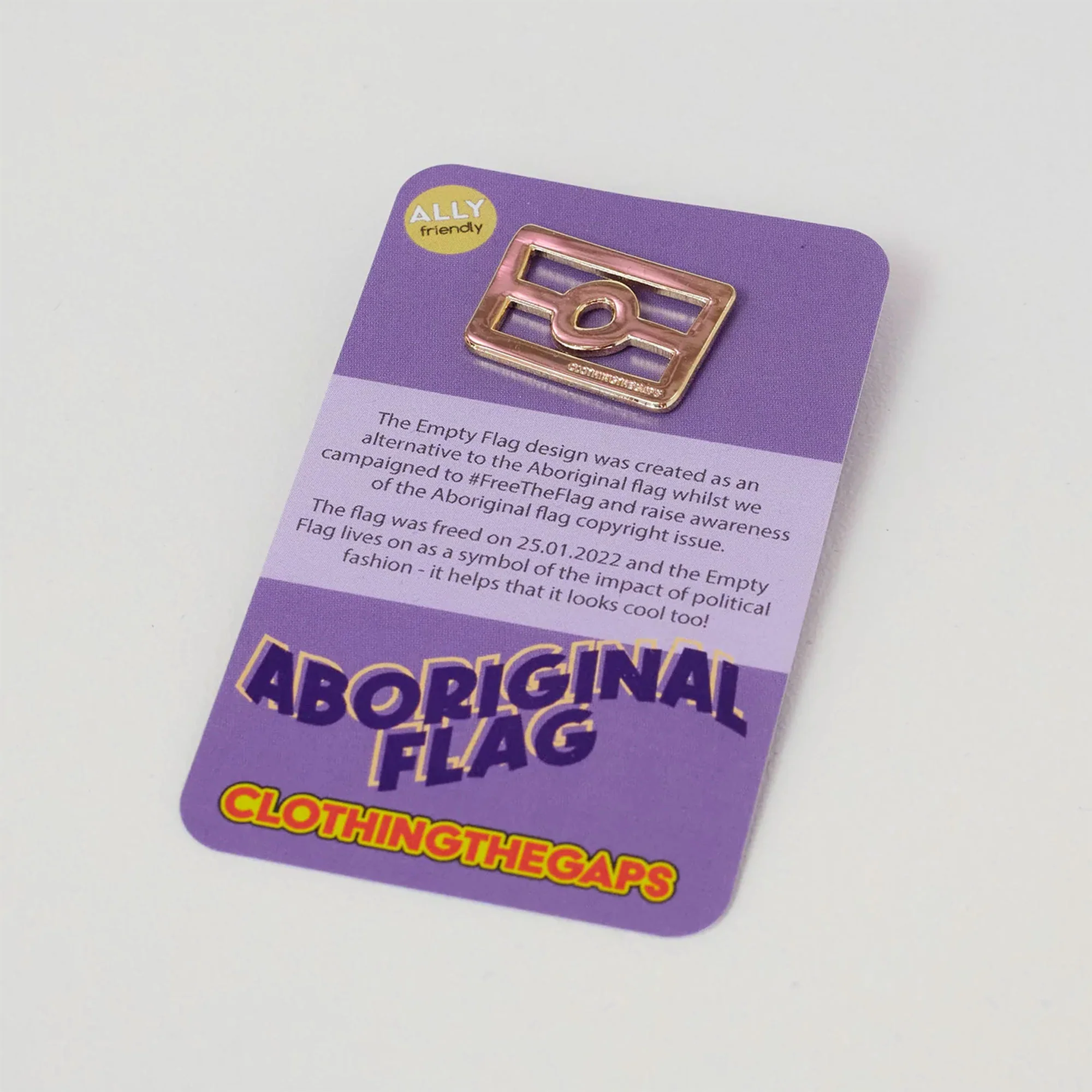 Pin Aboriginal Flag - Clothing The Gaps