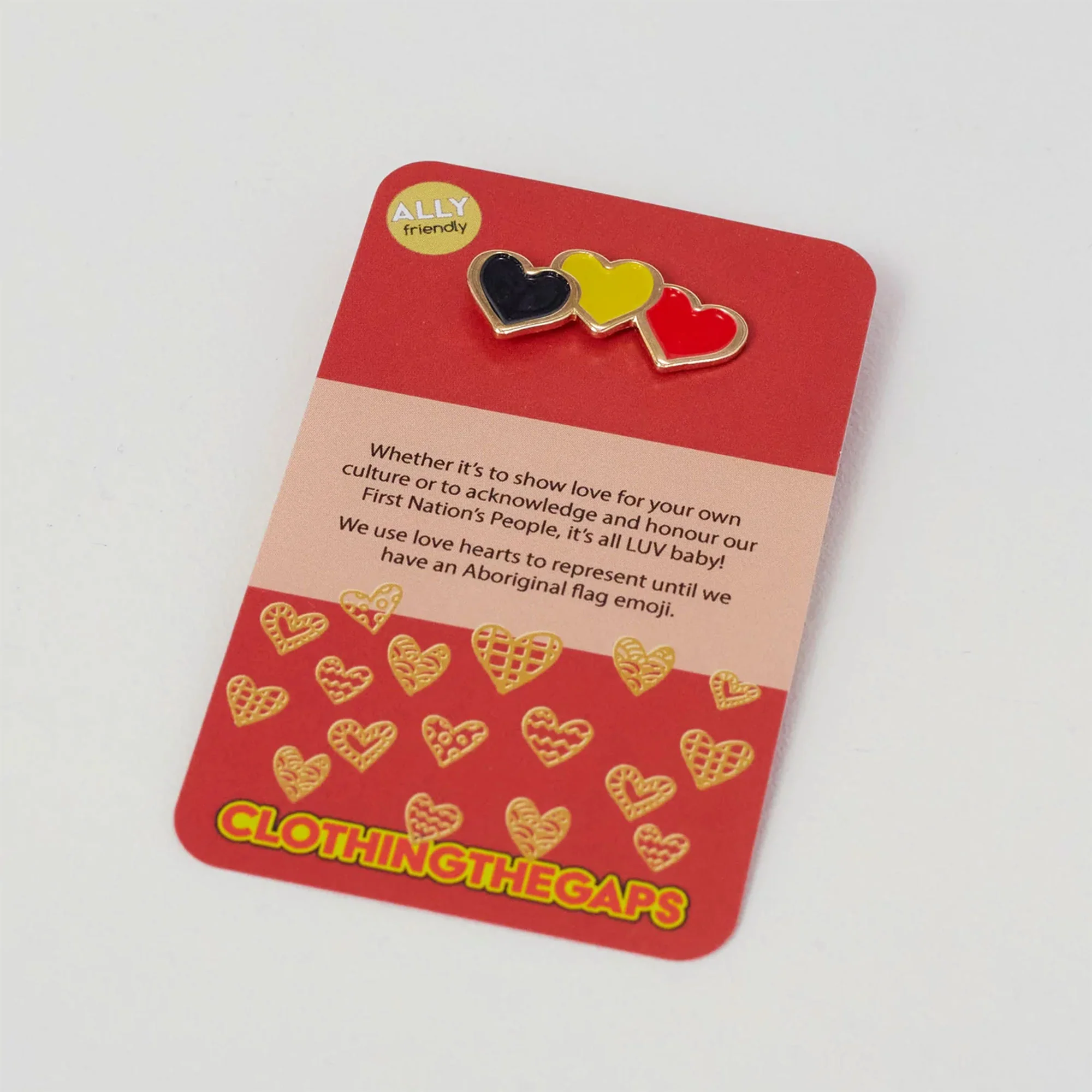 Pin Blak Luv - Clothing The Gaps