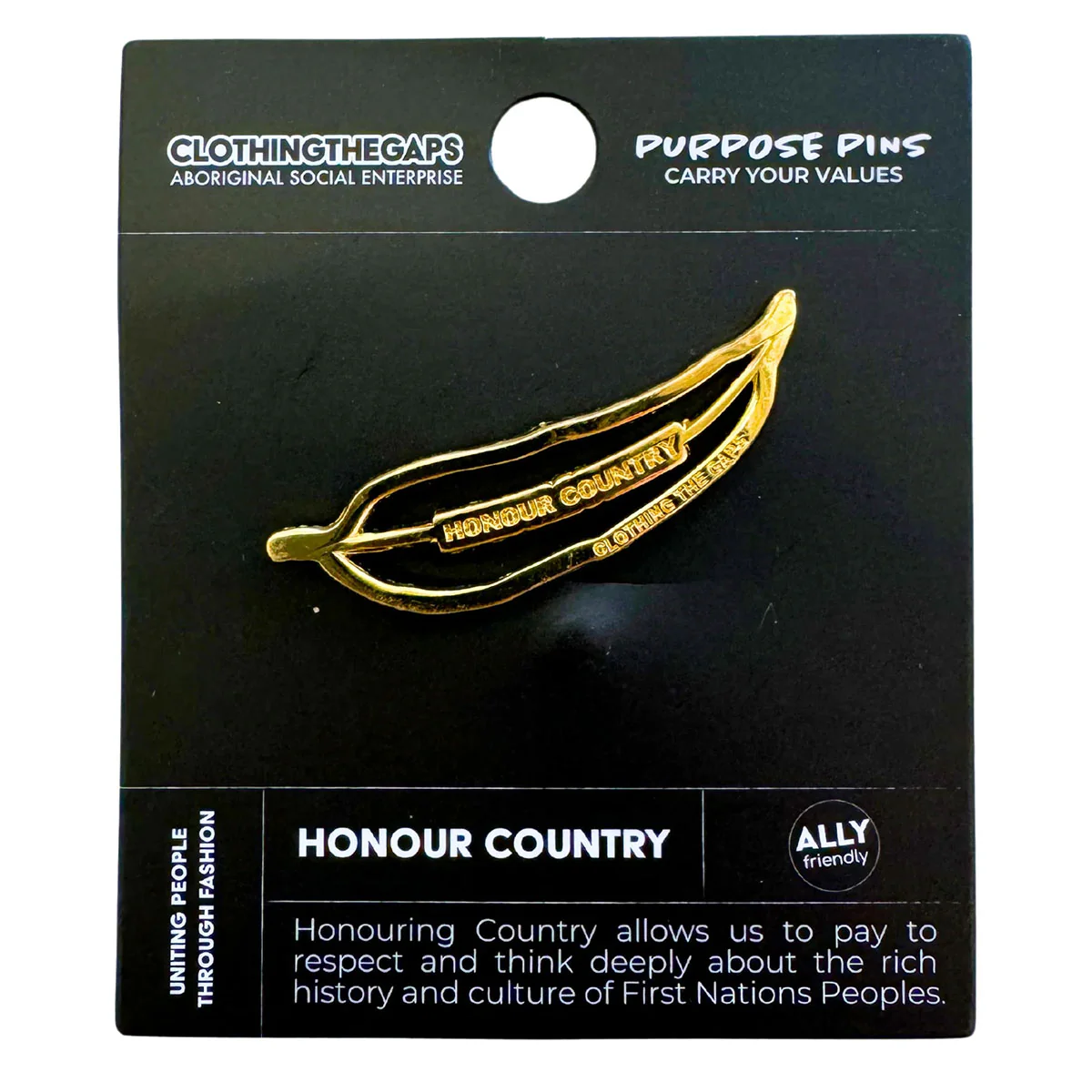 Pin Honour Country - Clothing the Gaps