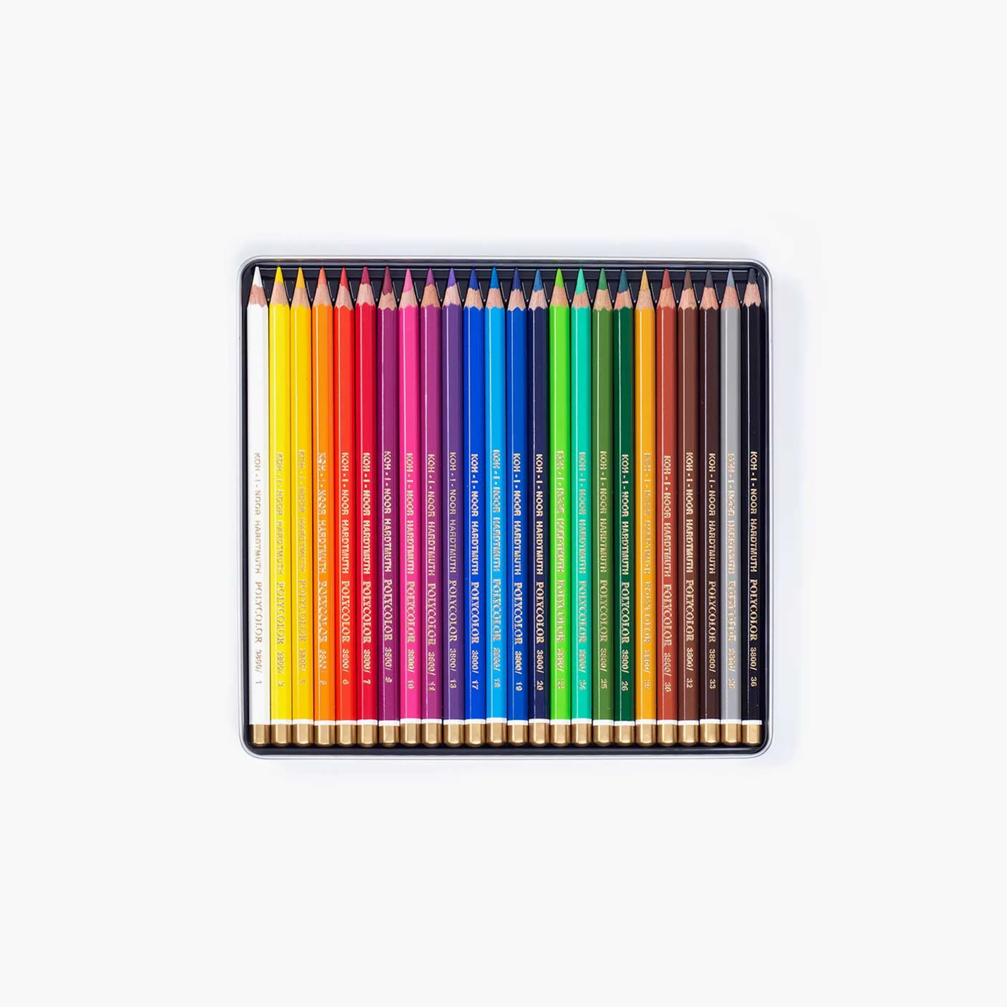 Polycolour Artist's Colour Pencils Tin 24 Koh-I-Noor - Micador - Image 2