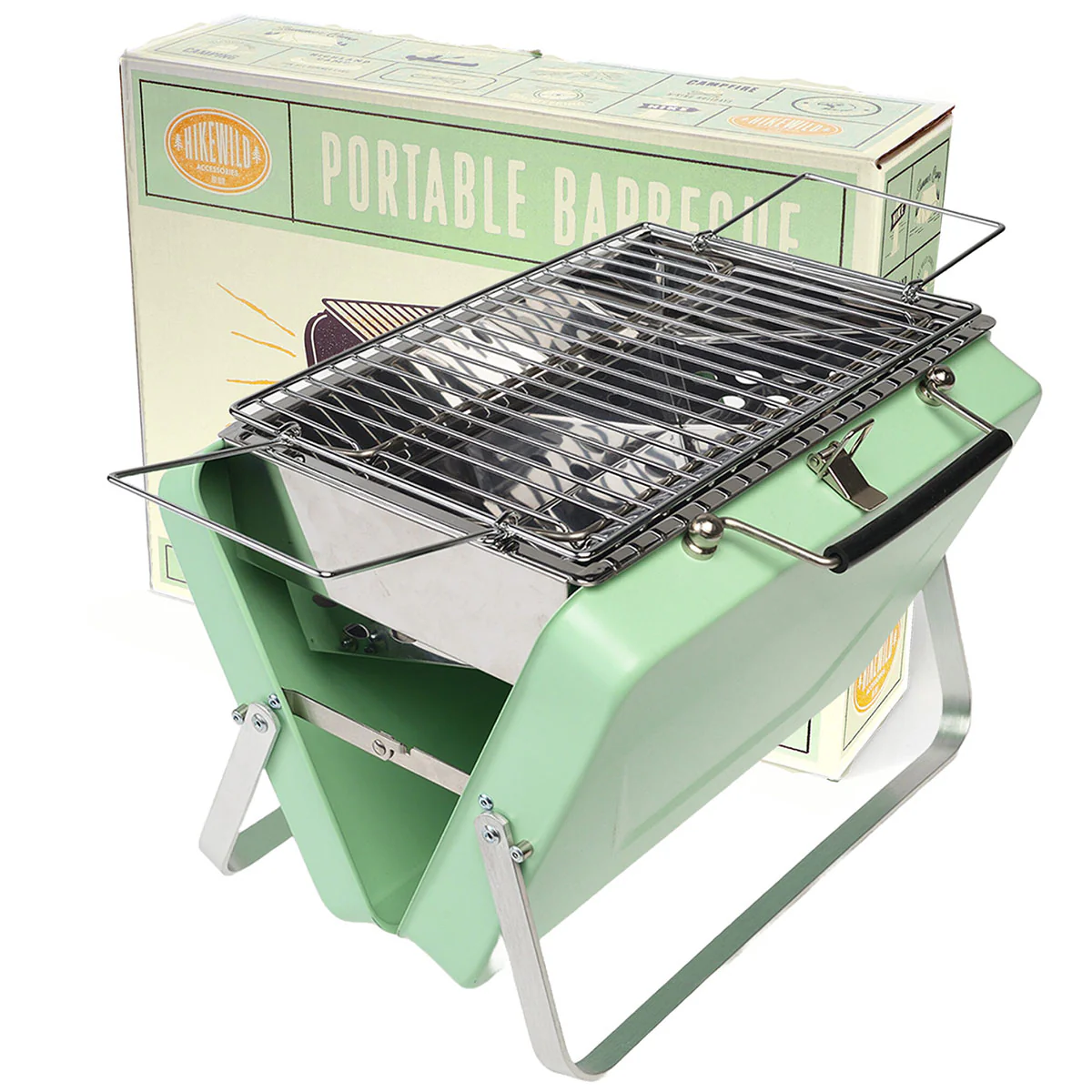 Portable Suitcase BBQ Pistachio - Bobangles