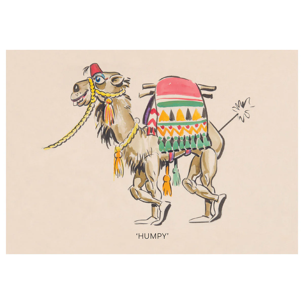 Postcard 'Humpy'