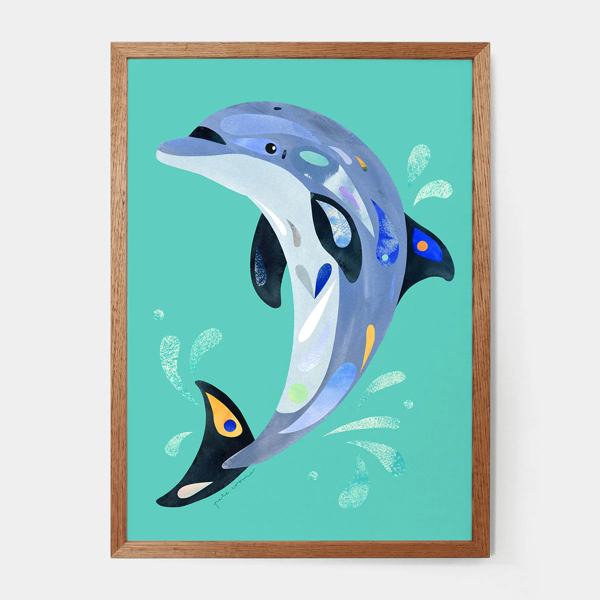 Print Bottlenose Dolphin A4 - Pete Cromer