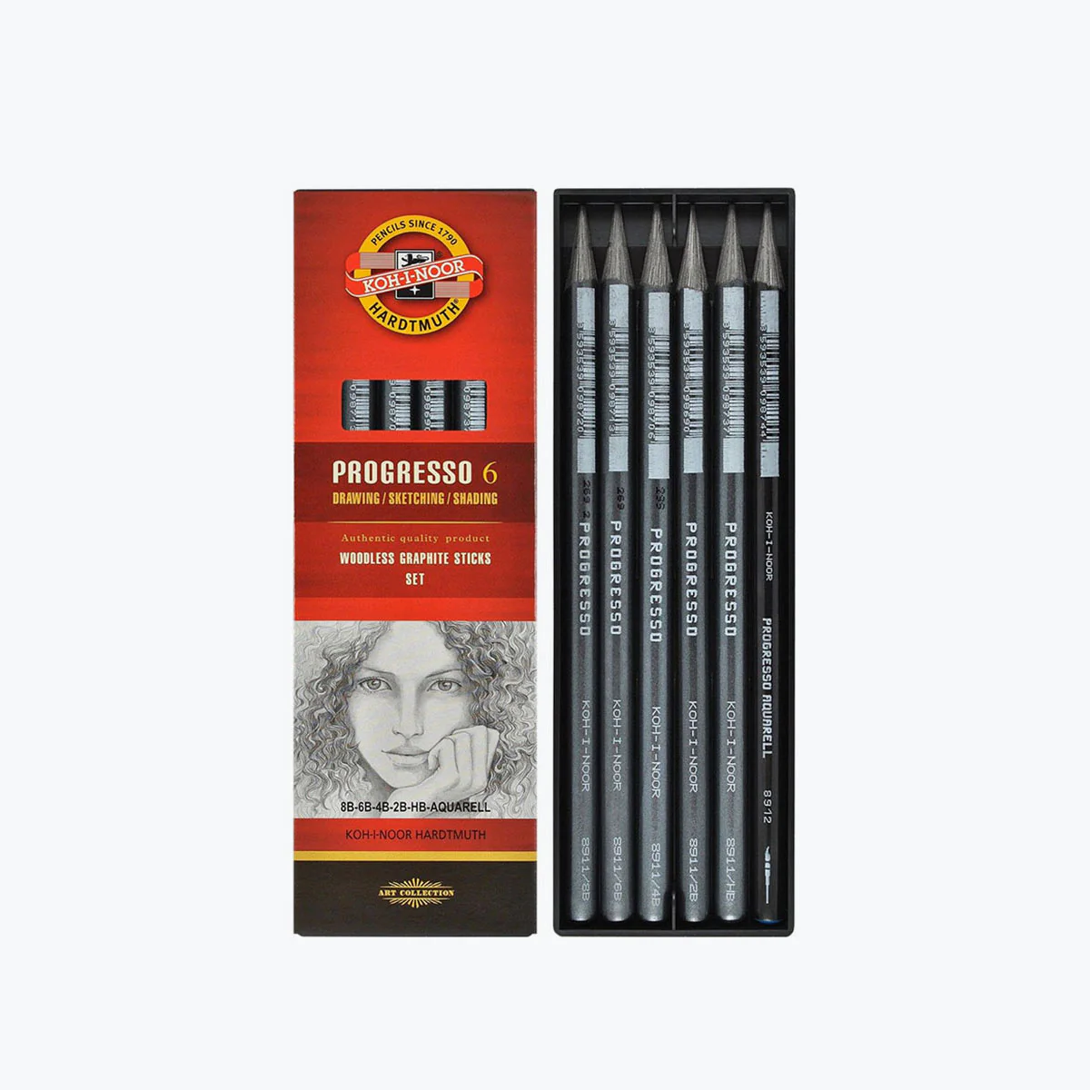 Progresso Graphite Set 6 Koh-I-Noor - Micador