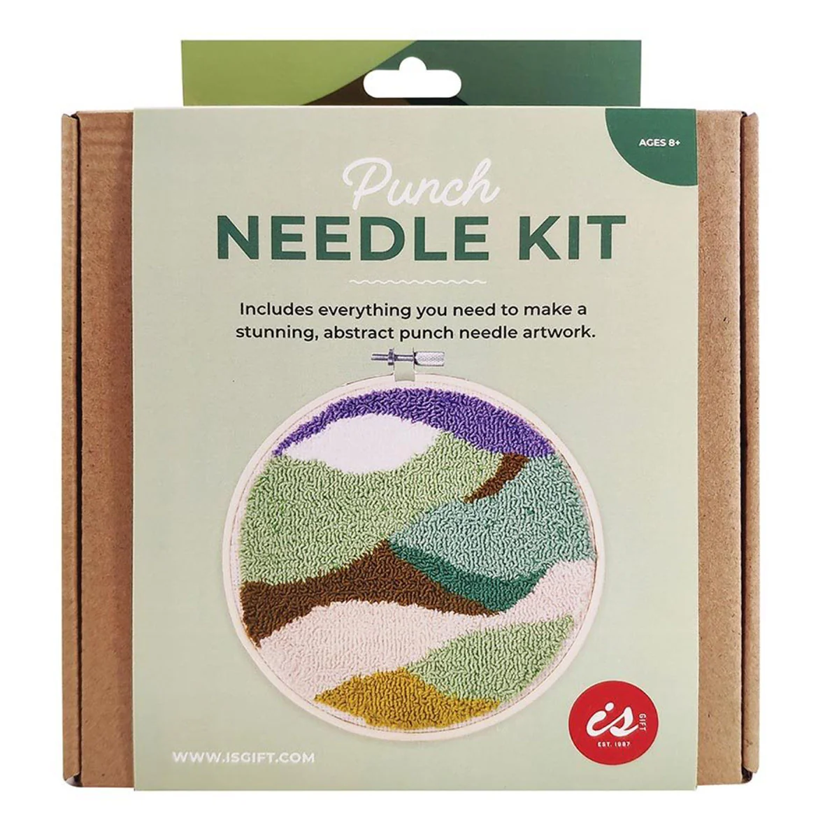 Punch Needle Kit Abstract Landscape Forrest - Isalbi - Image 4
