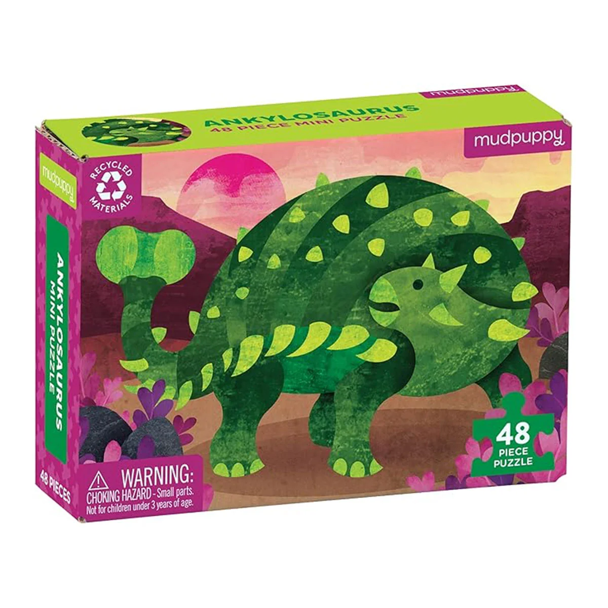 Puzzle Anklyosaurus Mini 48 piece - Bobangles