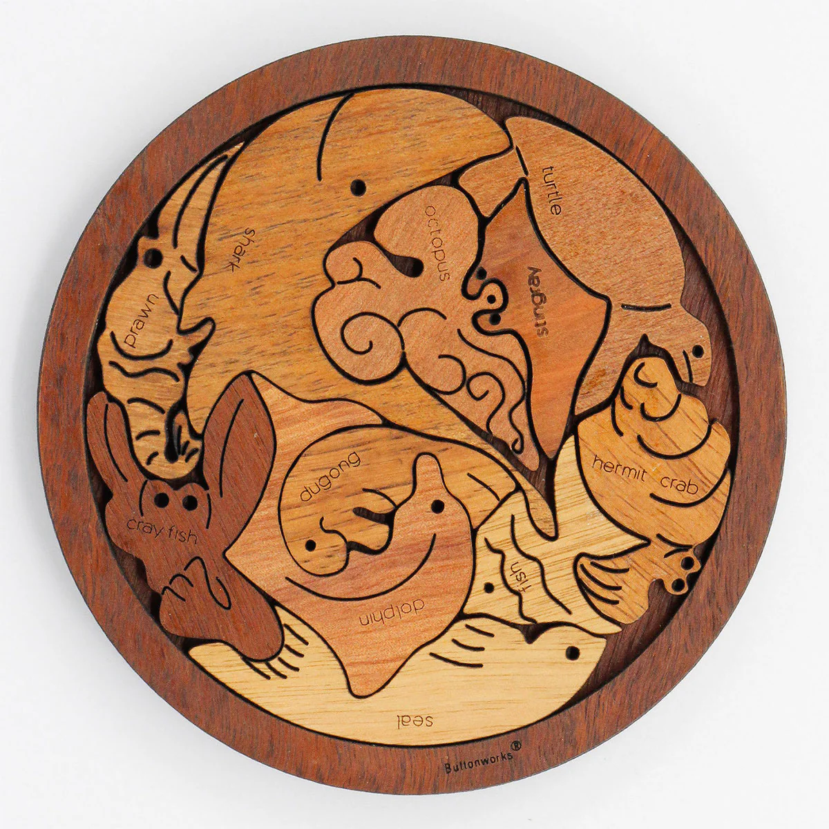 Puzzle Round Marine - Buttonworks