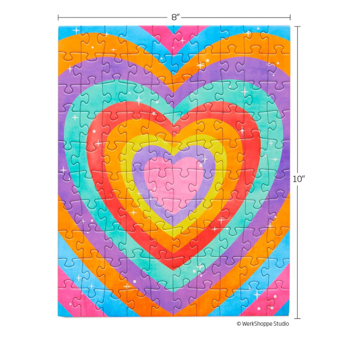 Puzzle Snax Velvet Heart 100pc - Bobangles - Image 2
